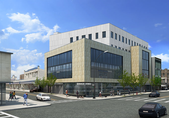 1601 Kings Highway, rendering by Murdock Solon Architects